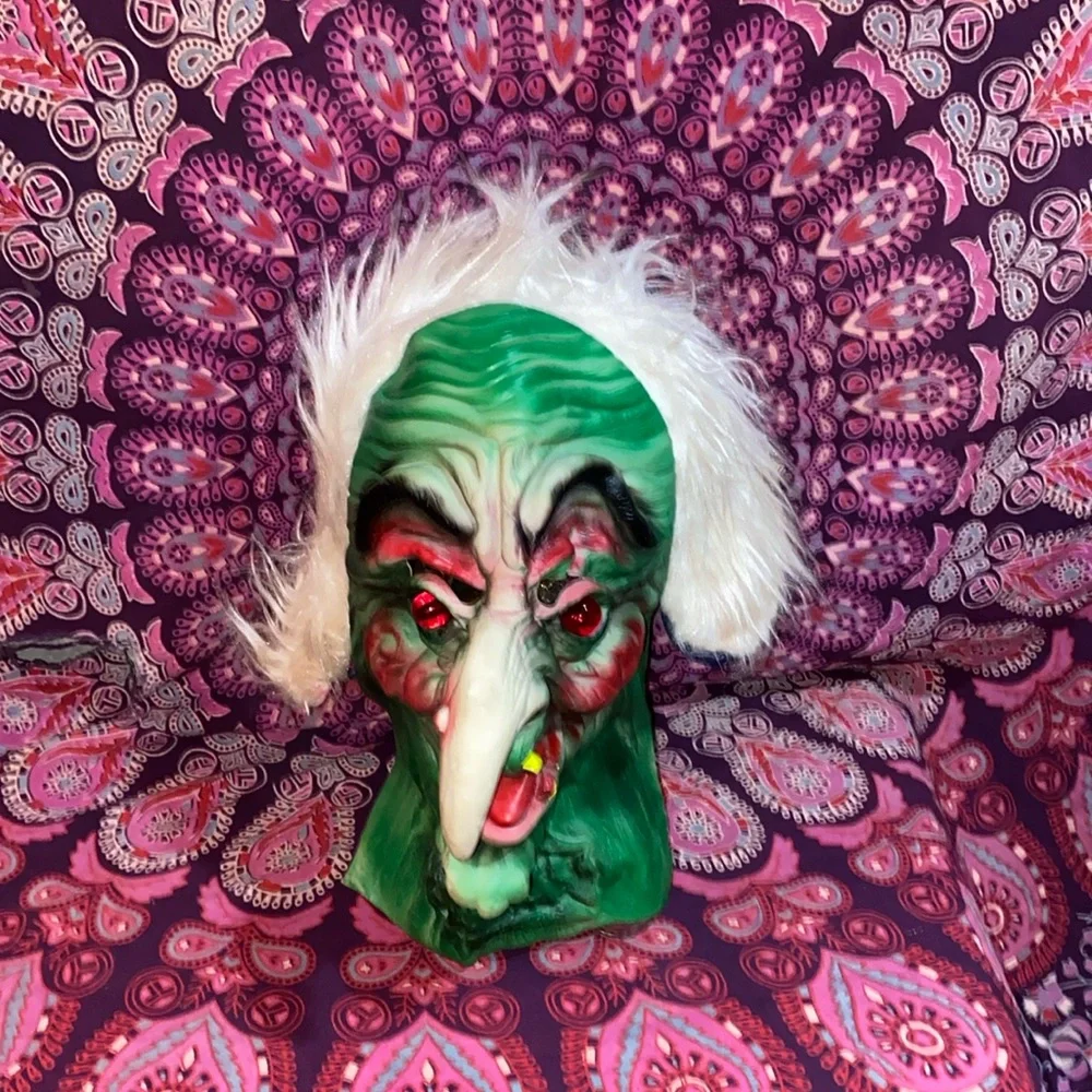 Vintage Fun World Latex Ghoul mask. OS